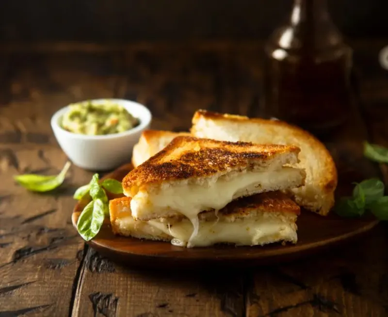 Truffle Oil Grilled Cheese