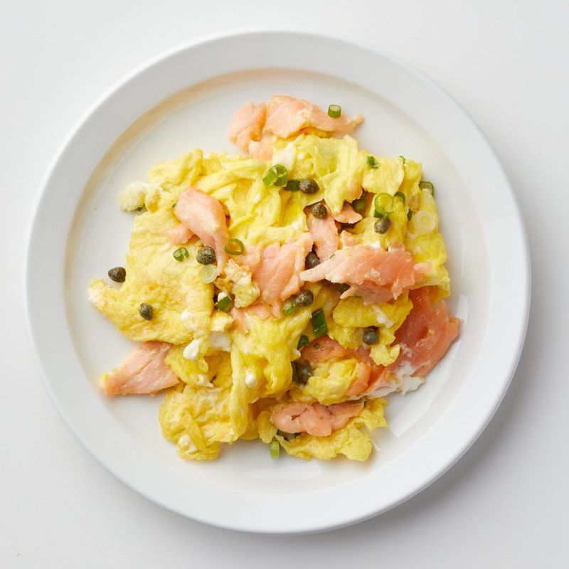 Scrambled Eggs With Smoked Salmon
