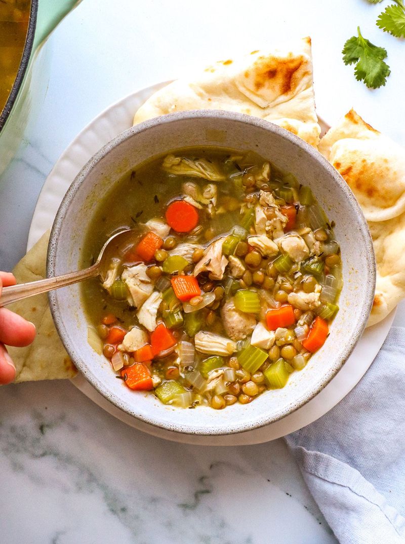 Lentil and Chicken Soup