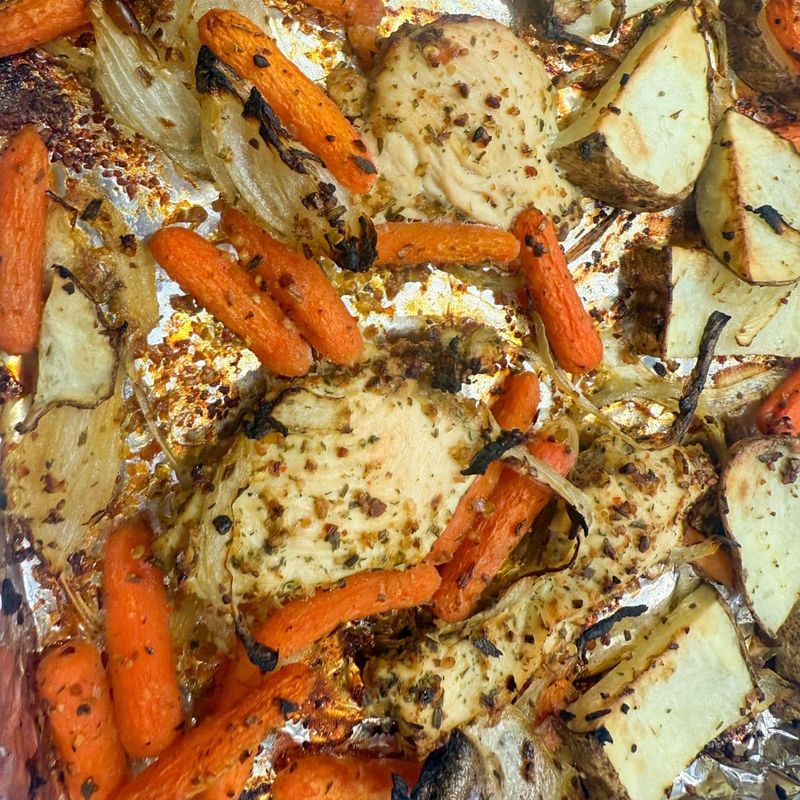 Roasted Chicken With Root Vegetables
