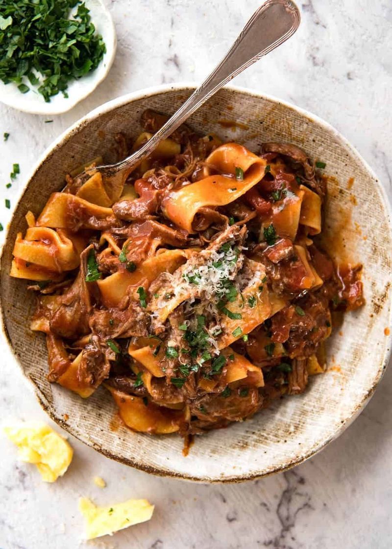 Mince and Mushroom Ragu
