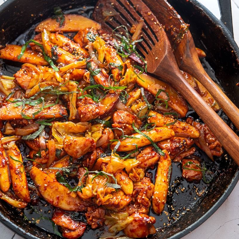 Korean Dakgalbi Spicy Stir-Fry