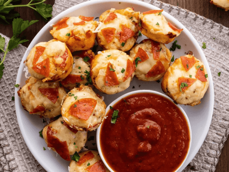 Pepperoni Pizza Bread Bites