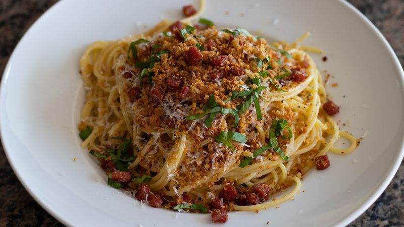 Toast Your Breadcrumbs for a Crunchy Topping
