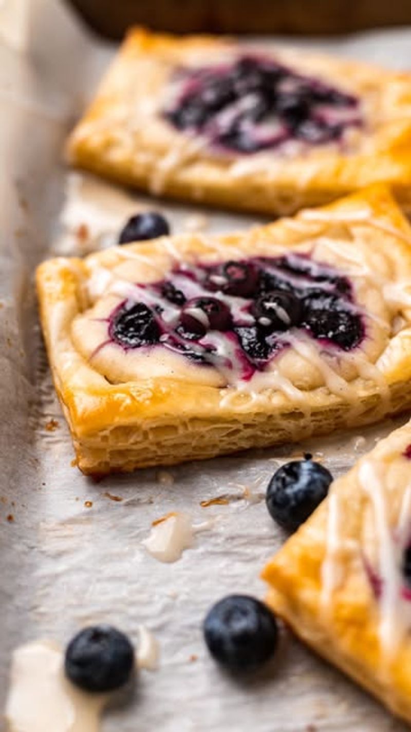 Vegan Blueberry Danish