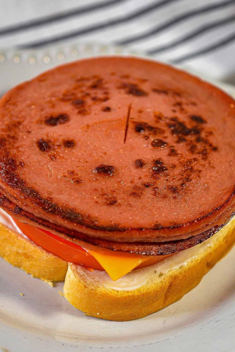 Fried Bologna Sandwiches
