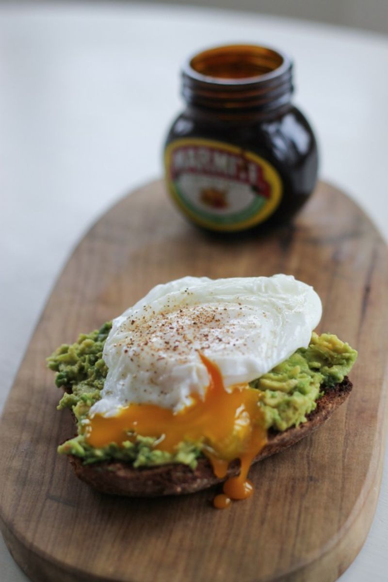 Smashed Avocado and Marmite (UK)