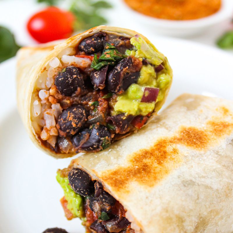 Black Bean and Cheese Burritos