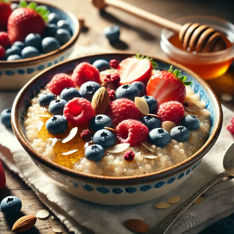 Quinoa Porridge With Berries