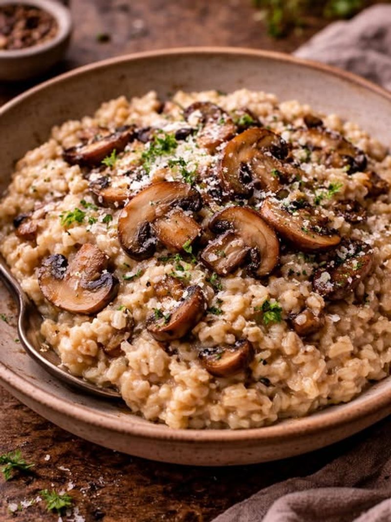 Creamy Mushroom Risotto