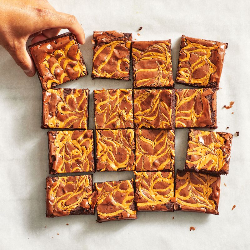 Peanut Butter Chocolate Traybake