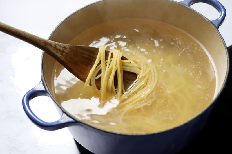 Stir Right After Adding the Pasta