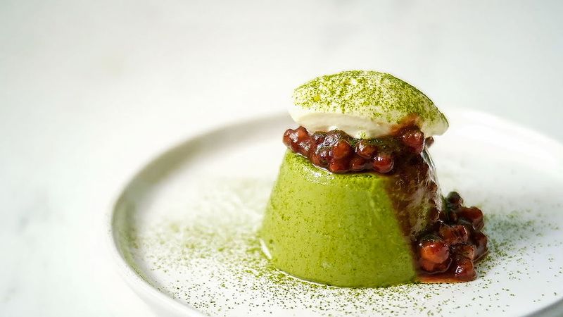 Matcha Green Tea Pudding