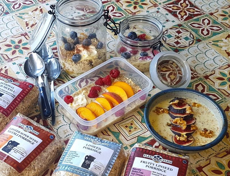Overnight Oats with Flaxseed