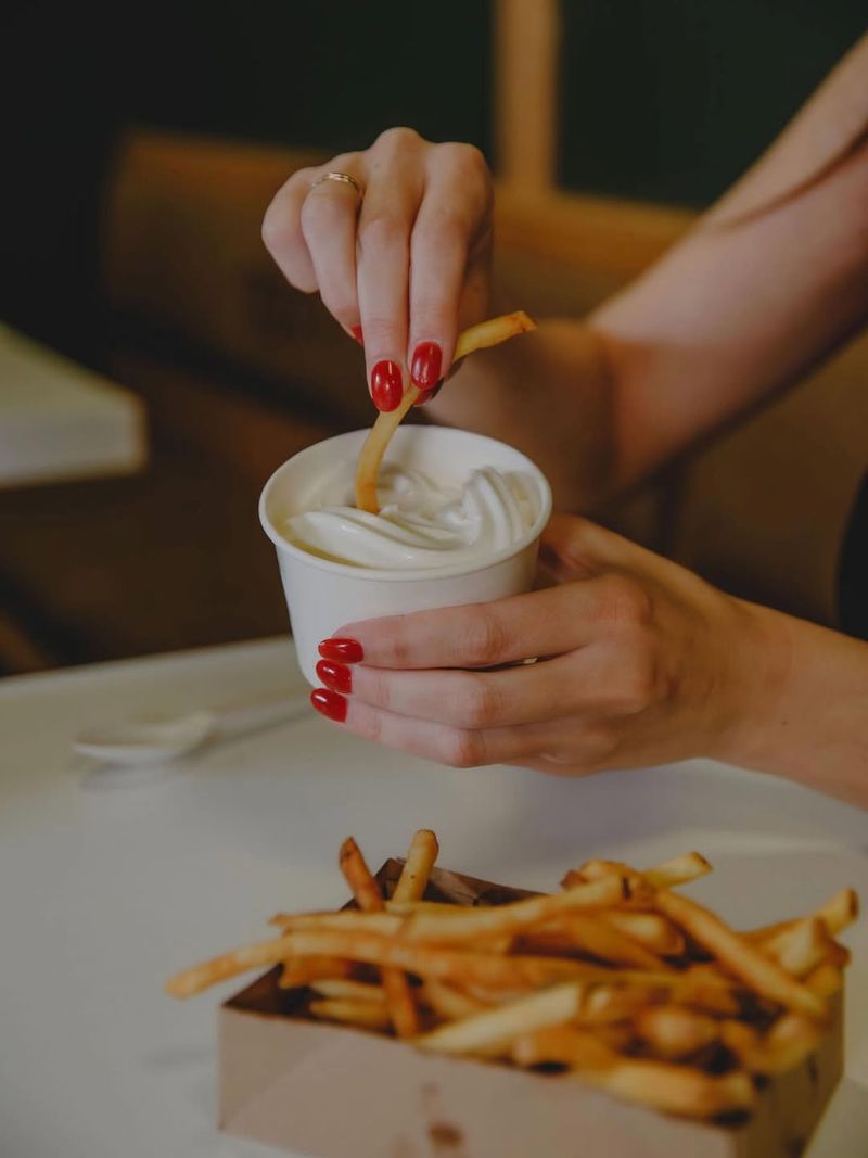 French Fries Dipped in Ice Cream