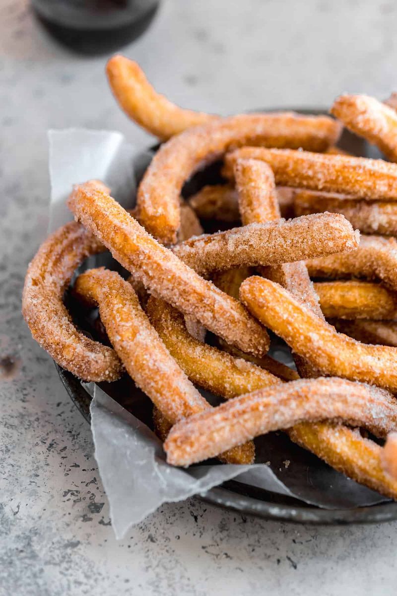 Churros with Clotted Cream