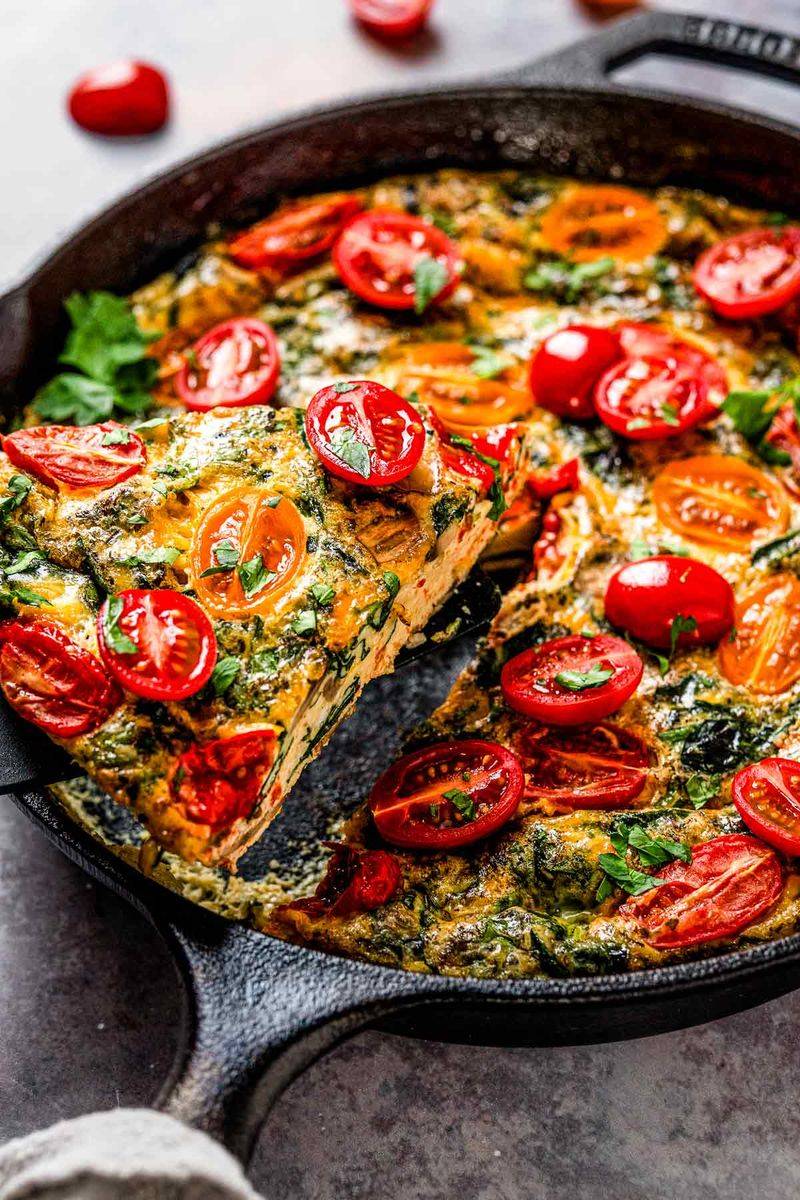 Bake Savory Vegetable Frittatas