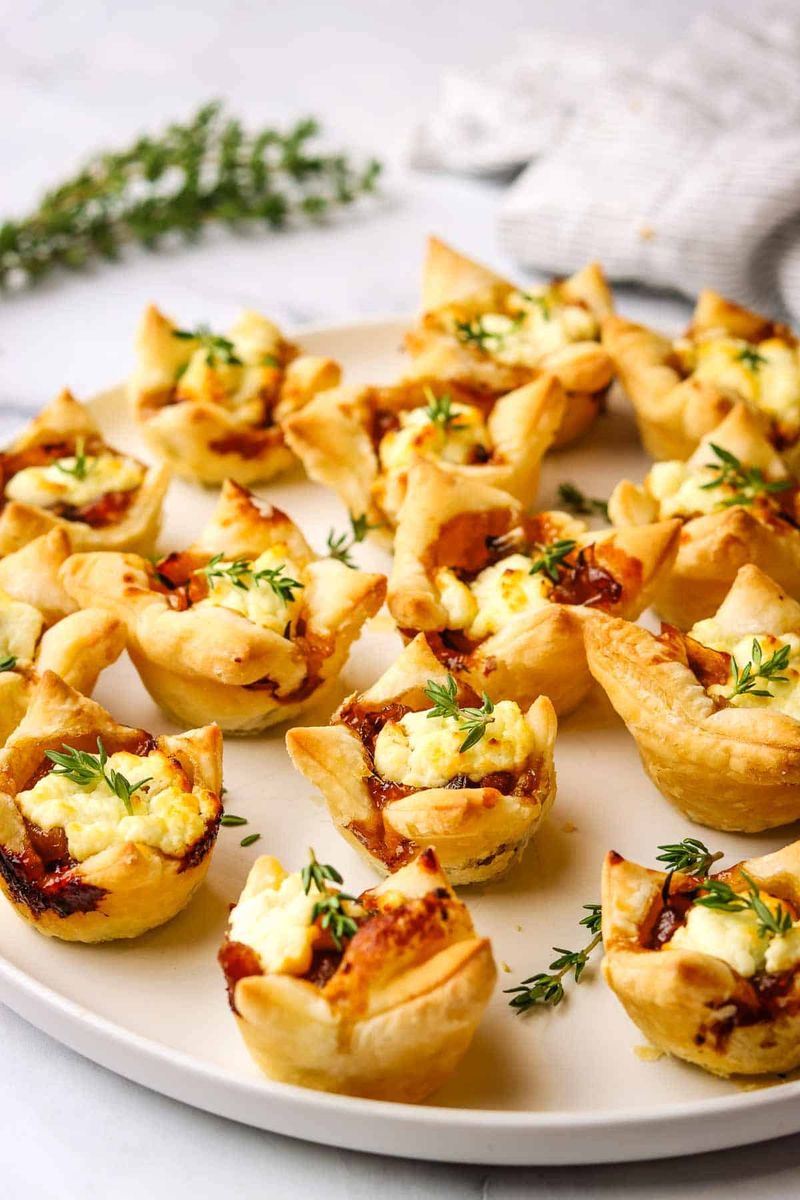 Caramelised Onion and Goat Cheese Tartlets