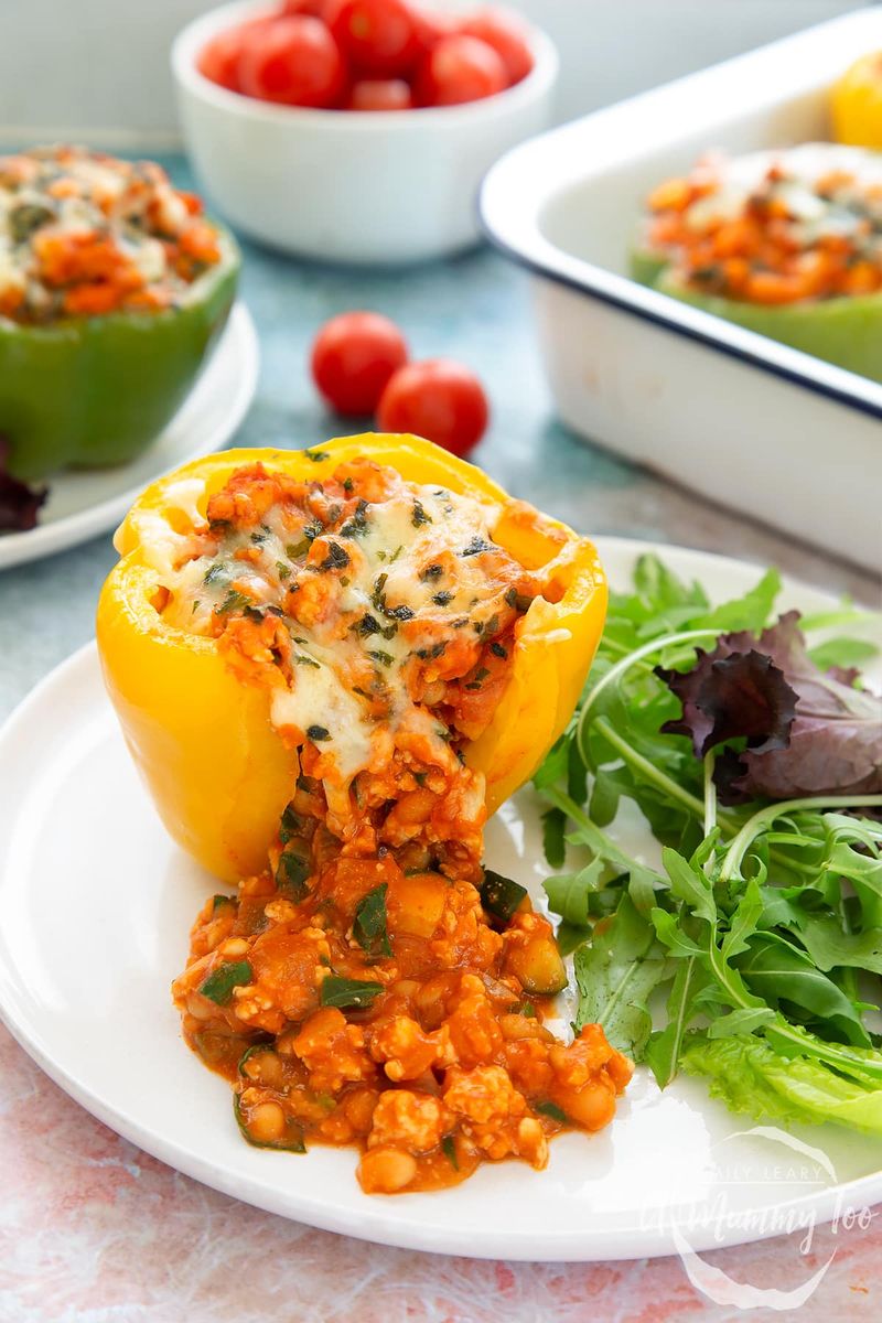 White Bean Stuffed Peppers