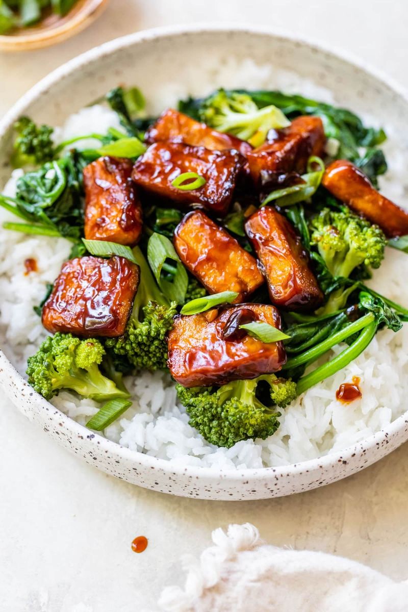 Teriyaki Tofu Stir-Fry with Broccoli