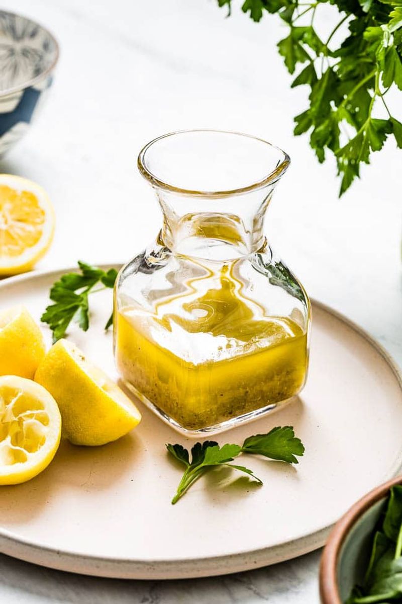 Store-Bought Salad Dressings Swapped for Homemade Olive Oil and Lemon