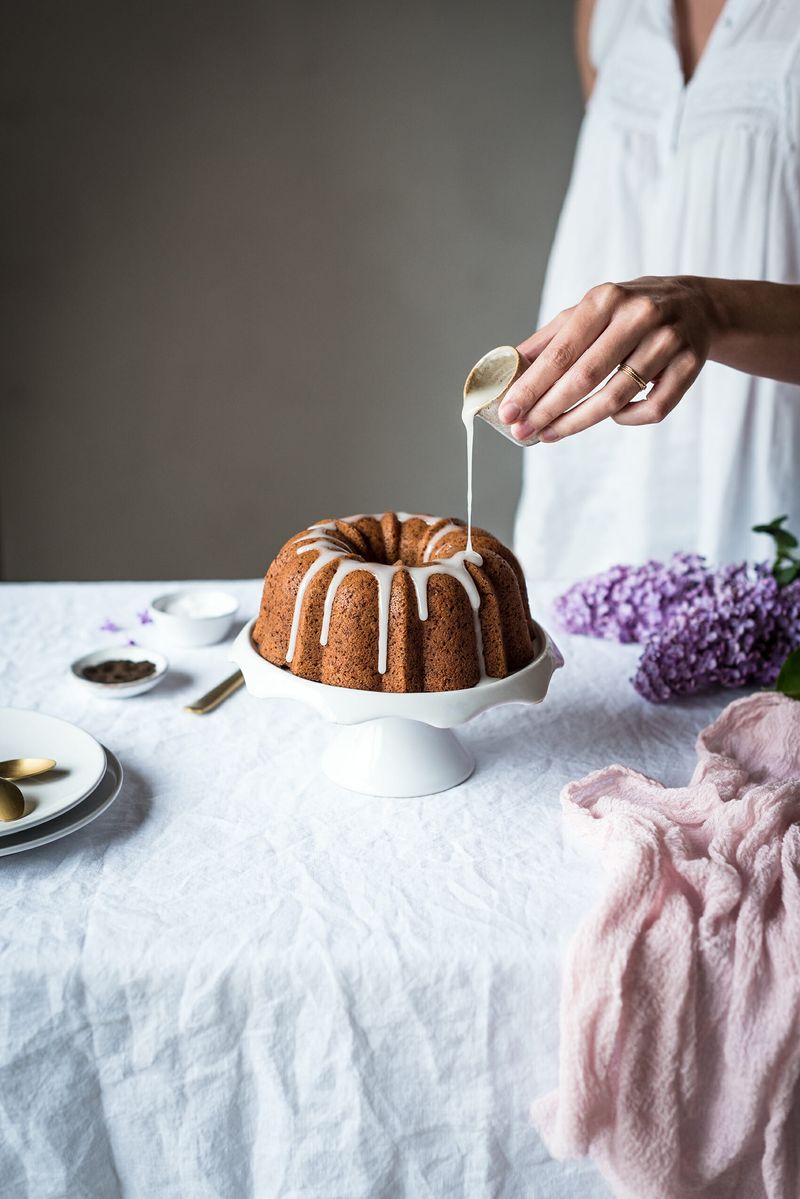 Earl Grey Bundt Cake with Lemon Glaze