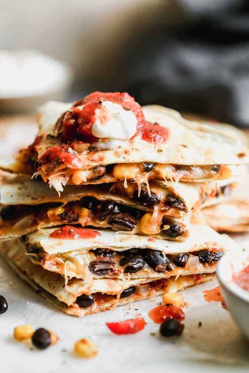 Corn and Black Bean Quesadillas