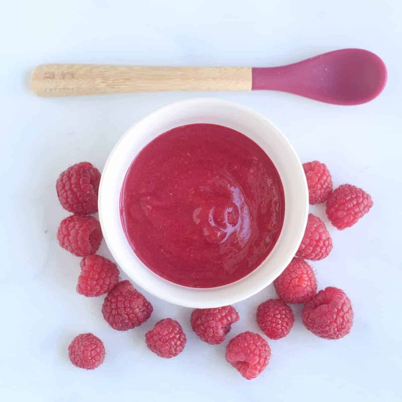 Peach and Raspberry Puree
