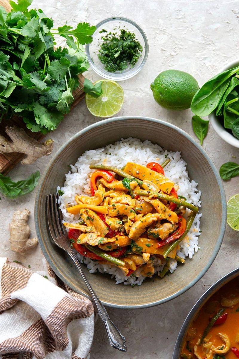 Curry Sauce Chicken Stir-Fry