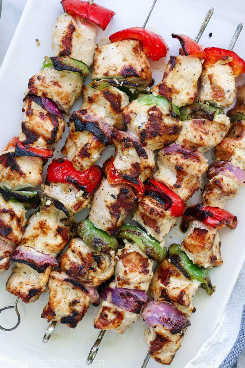 Classic Chicken and Bell Pepper Kebabs
