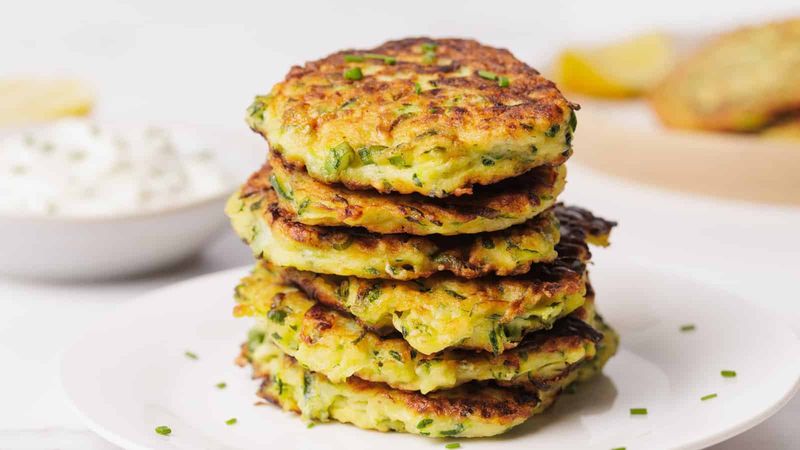 Crispy Courgette Fritters
