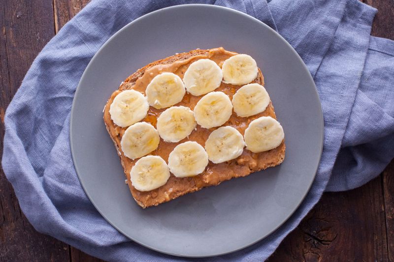 Banana Peanut Butter Toast