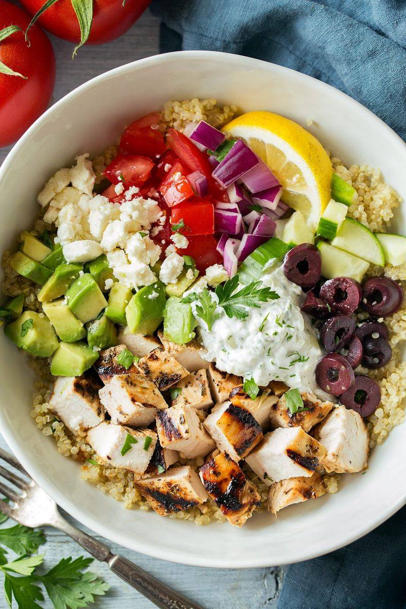 Grilled Chicken and Quinoa Power Salad
