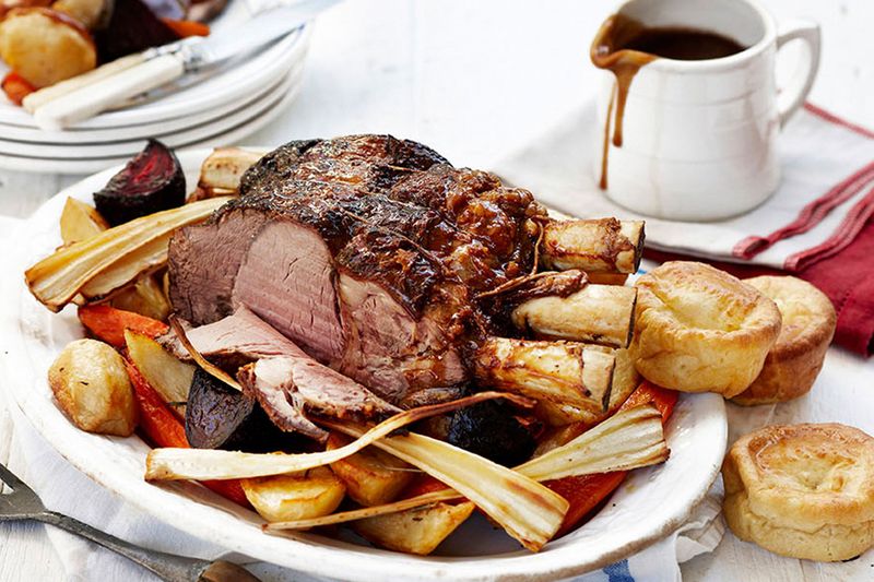 Classic Roast Beef with Yorkshire Pudding