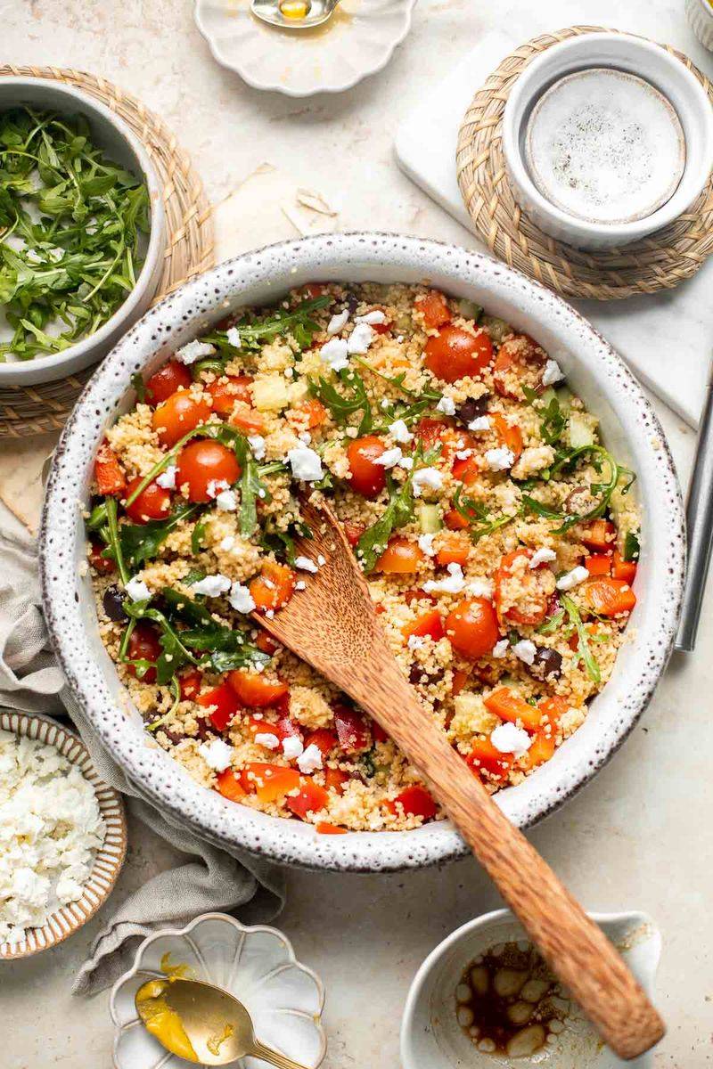 Classic Mediterranean Couscous Salad