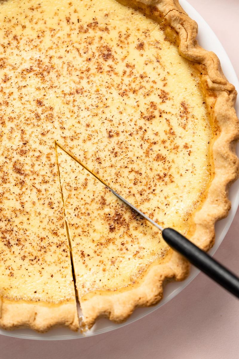 Classic Nutmeg Custard Pie