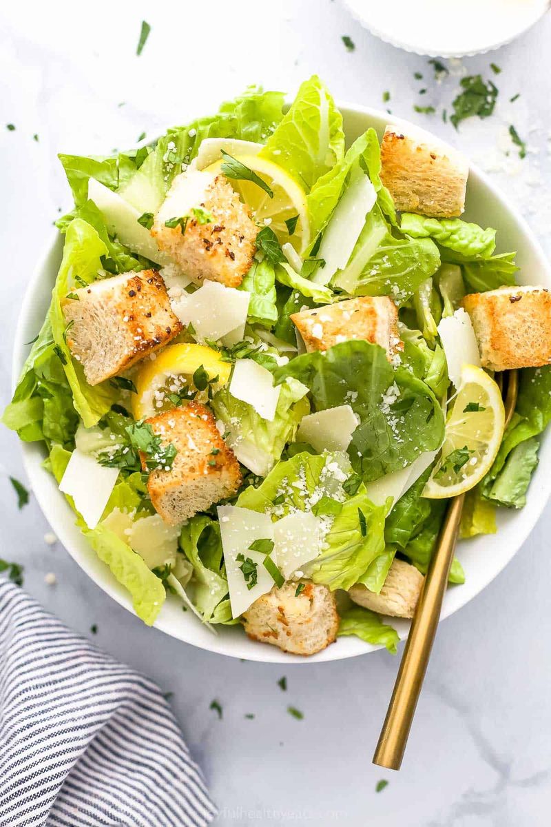 Classic Caesar with Homemade Croutons