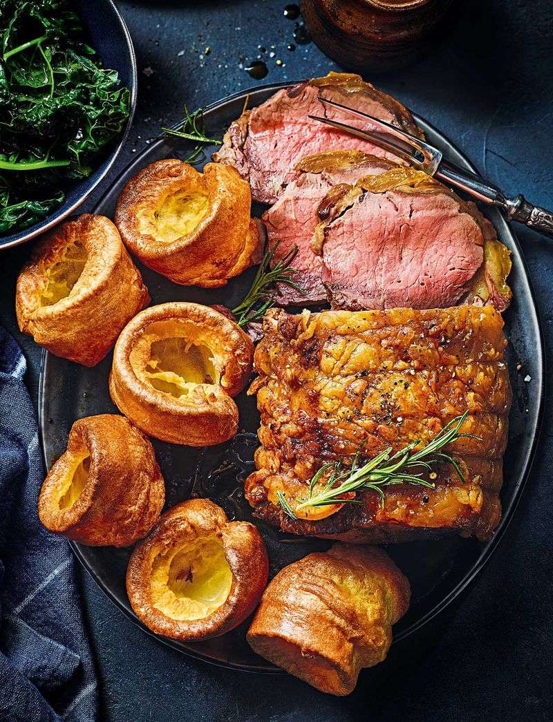 Classic Roast Beef with Yorkshire Pudding