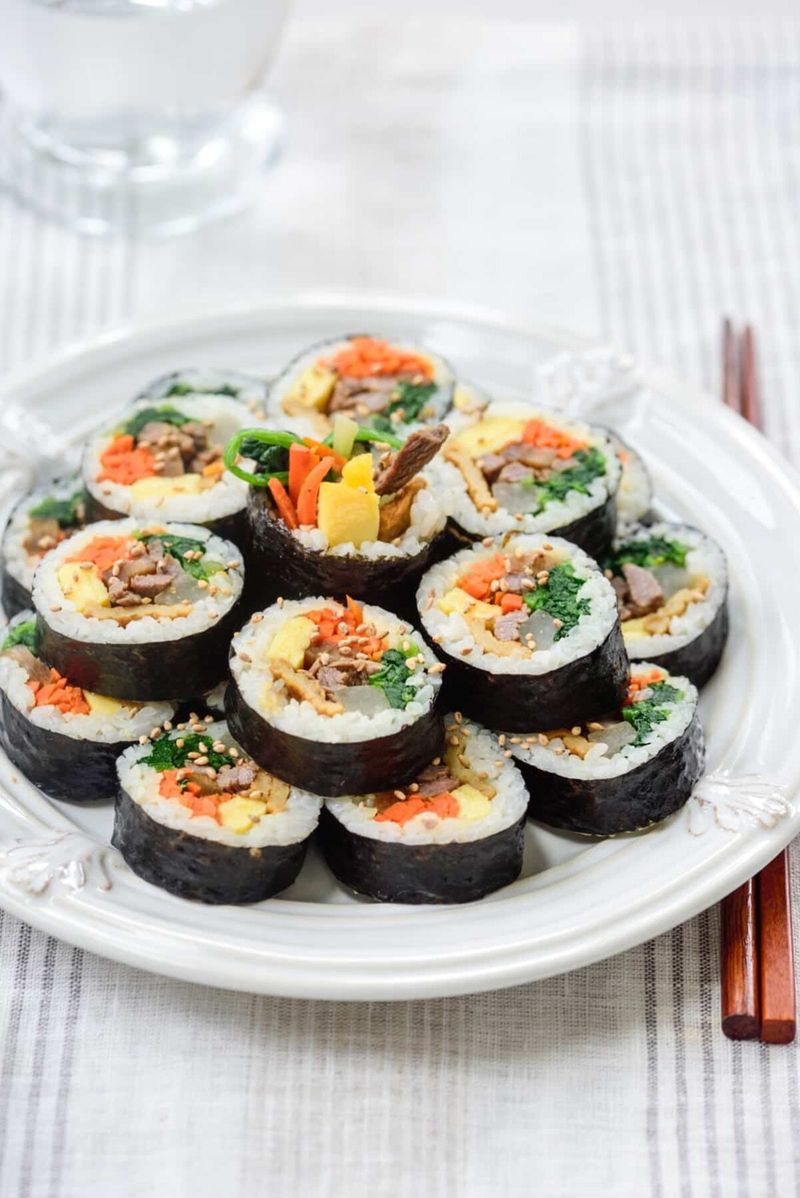 Kimbap (Korean Seaweed Rice Rolls)