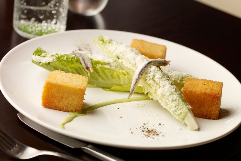 The Deconstructed Caesar Salad
