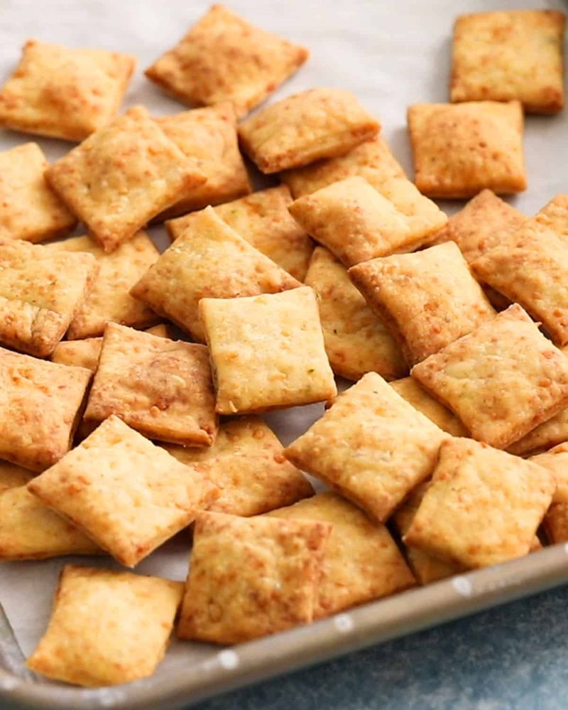 Parmesan Herb Crackers