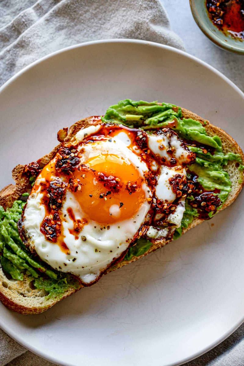 Avocado Toast With a Fried Egg