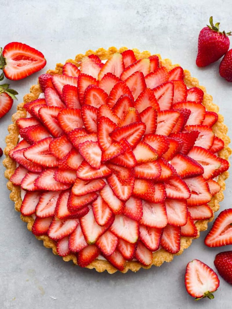 Classic Strawberry Cream Tart