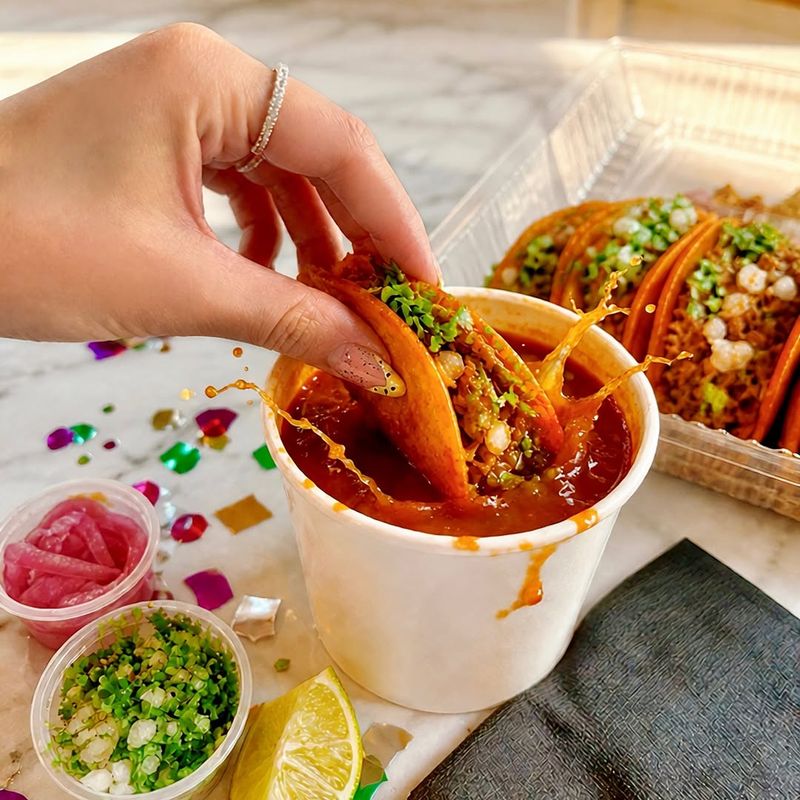 Birria Tacos With Consomme Dipping Broth