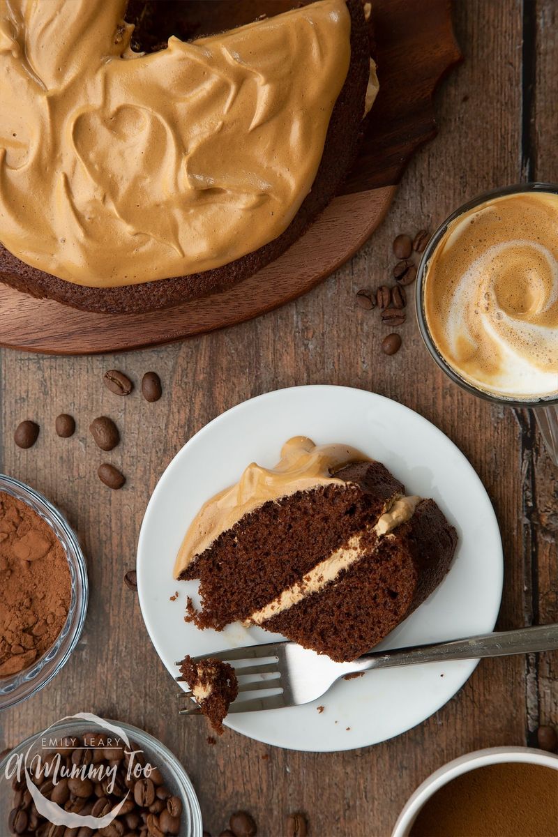 Dalgona Whipped Coffee Cake