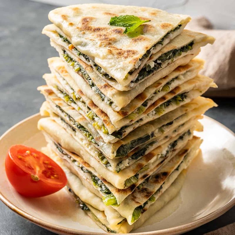 Gozleme (Turkish Stuffed Flatbread)