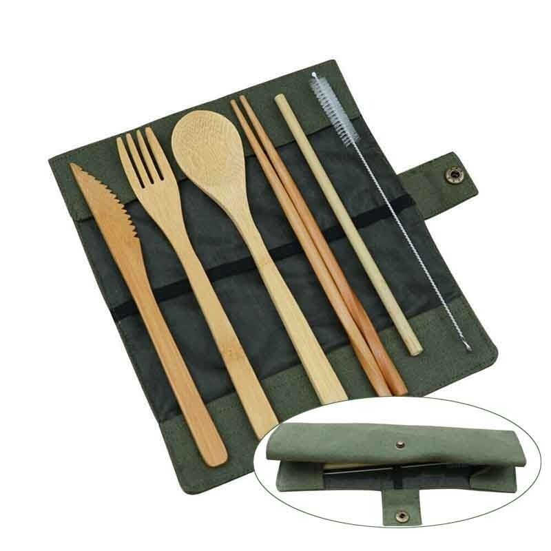 Eco-Friendly Bamboo Cutlery Set