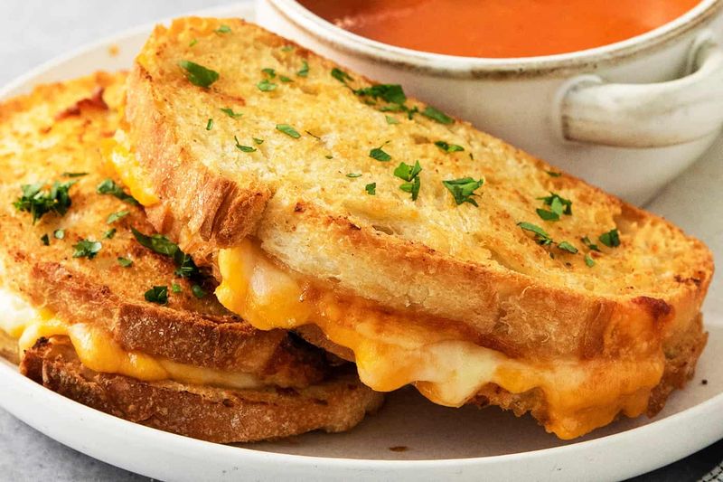 Air Fryer Grilled Cheese