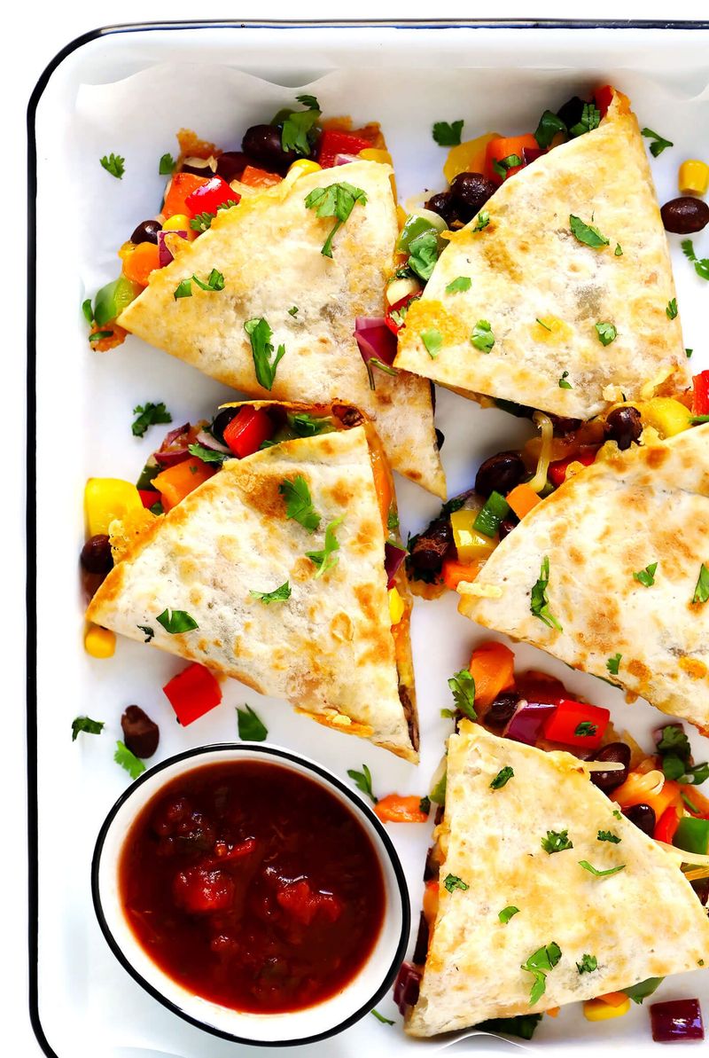 Air Fryer Veggie Quesadillas