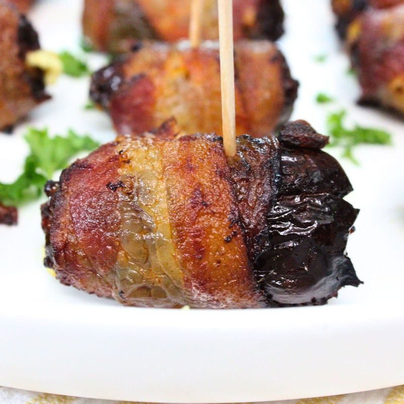 Air Fryer Bacon-Wrapped Dates